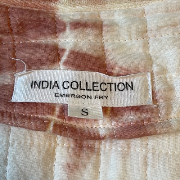 Emerson Fry India Quilted Jacket - Dark Rose Tie Dye Organic - Picture 8 of 9